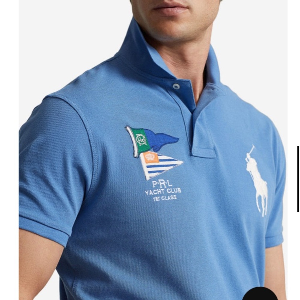 Polo by Ralph Lauren Blue Polo Shirt - Picture 3 of 4